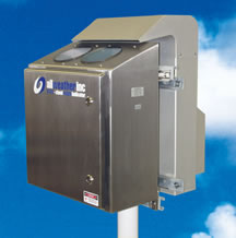 The Model 8339 Laser Ceilometer measures cloud height up to 25,000 feet